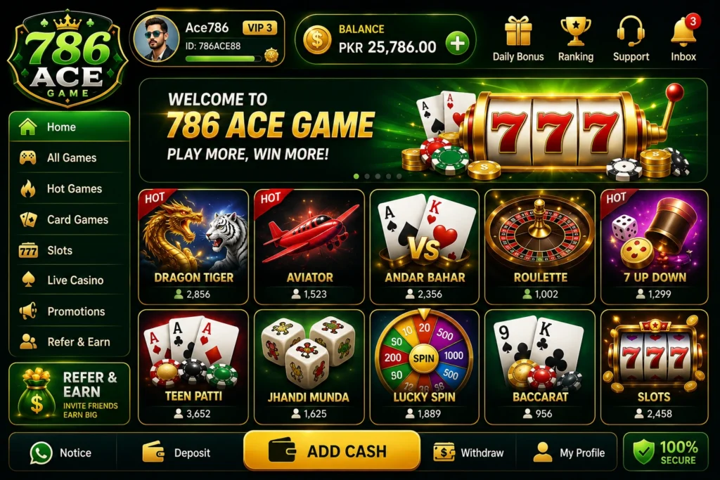 786 ace game