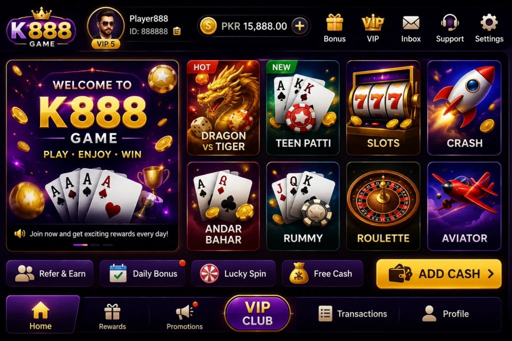 k888 game